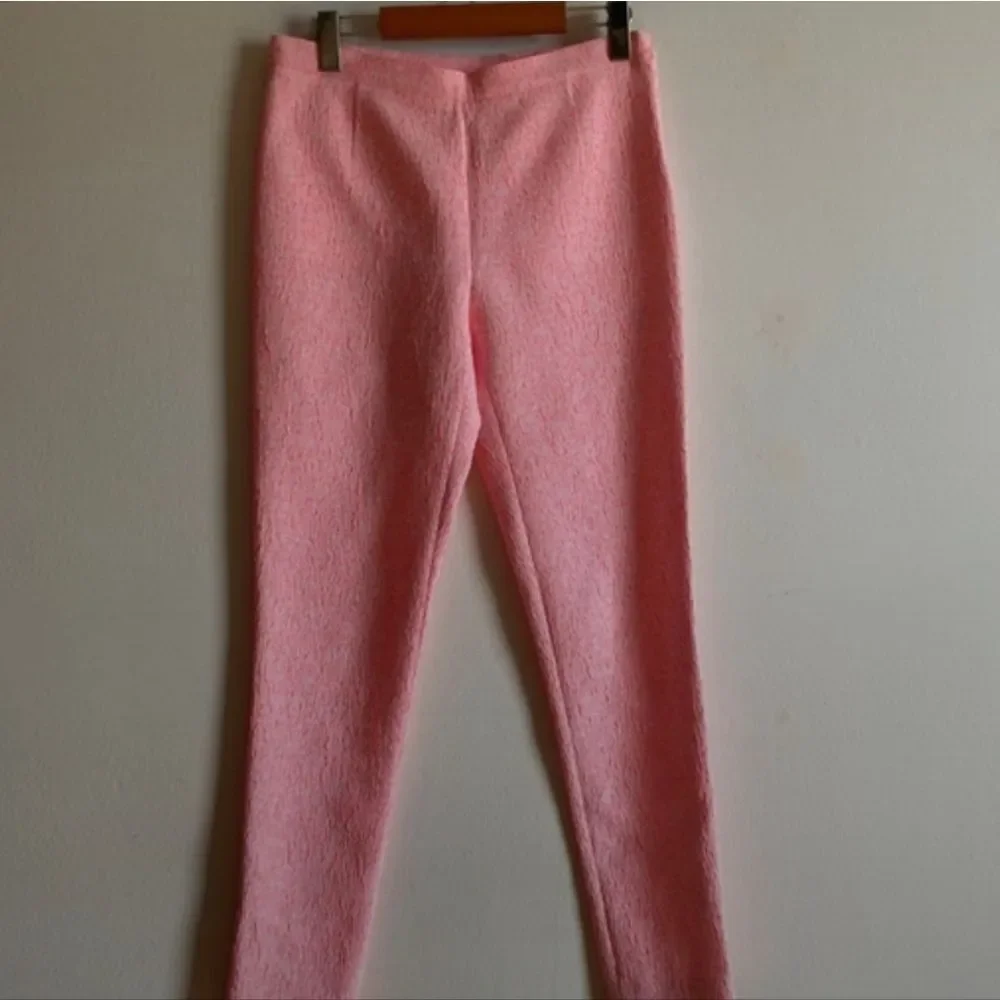 Maison Kitsuné Pink Capris skinny Pant - Picture 2 of 7